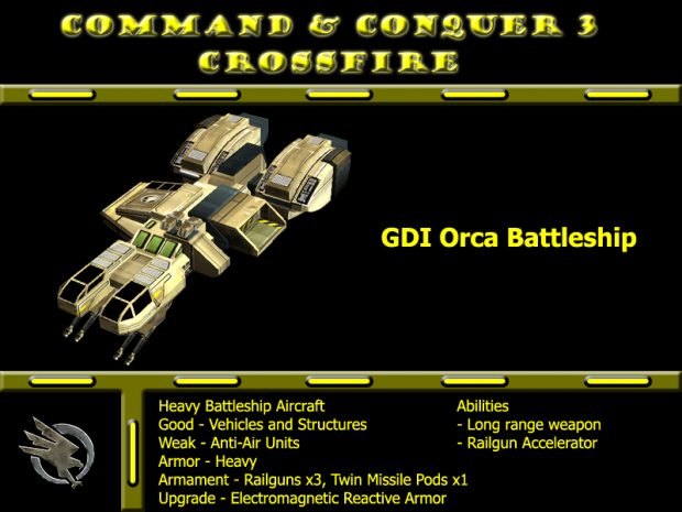 GDI Orca Battleship (Instead GDI battlestriker)