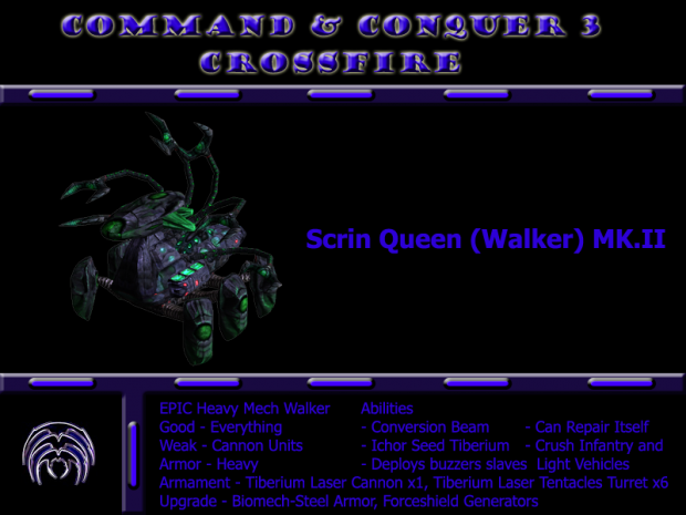 Remake Model Scrin Queen Walker MK.II