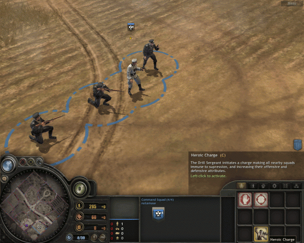 Drill Sergeant Command Squad image Endgame mod for Company of Heroes