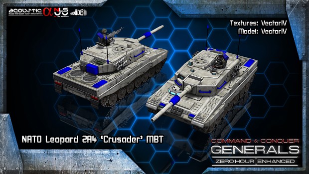 NATO Leopard 2A4 'Crusader' Main Battle Tank