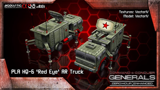 PLA HQ-6 'Red Eye' Acquisition Radar Truck