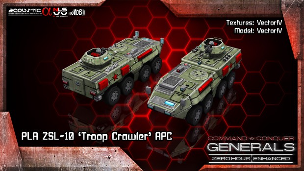 PLA ZSL-10 'Troop Crawler' APC
