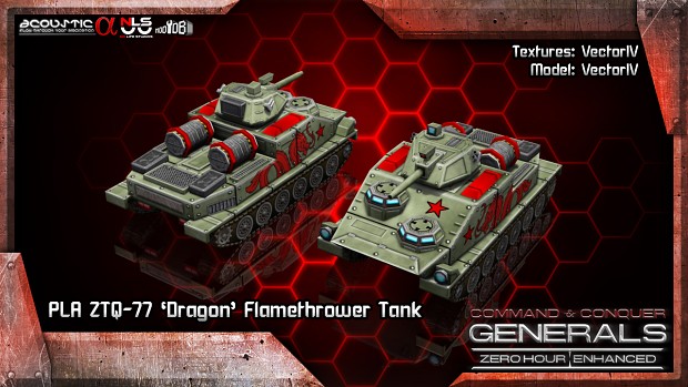 PLA ZTQ-77 'Dragon' Flamethrower Tank