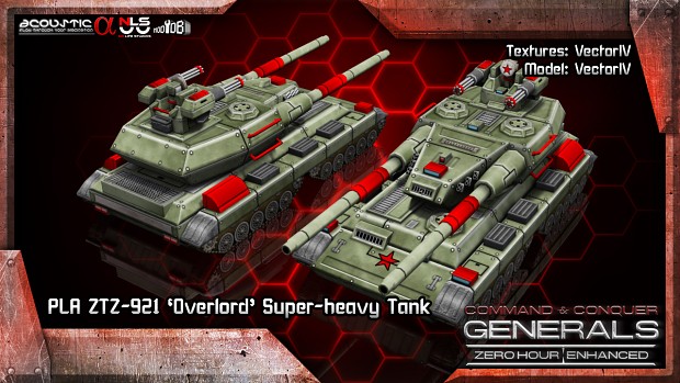 PLA ZTZ-921 'Overlord' Super-heavy Tank