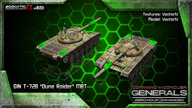 GIN T-72B 'Dune Raider' Main Battle Tank