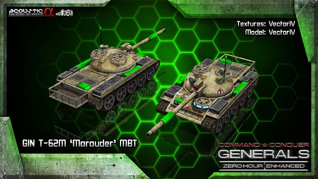 GIN T-62M 'Marauder' Main Battle Tank