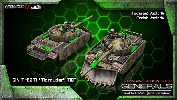GIN T-62M 'Marauder' Main Battle Tank