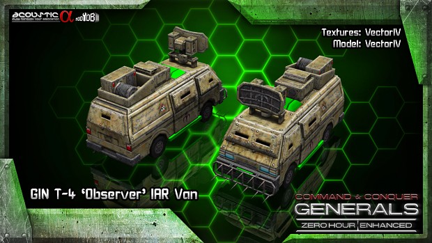 GIN T-4 'Observer' Improvised Acquisition Radar Van
