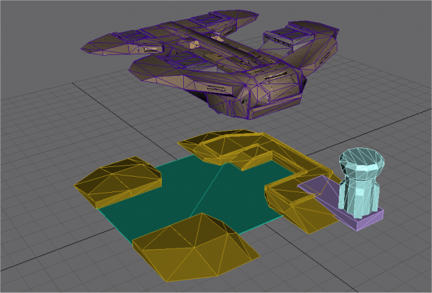 WIP of drop pads and dropships.