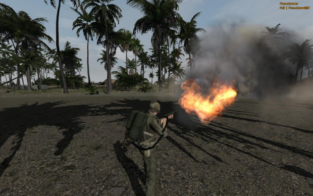 In game screenshots from Hell in the pacifc mod