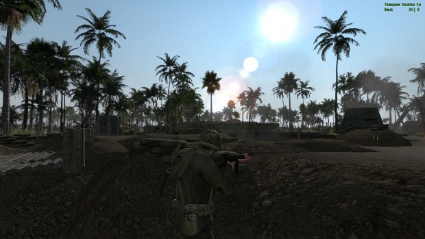 In game screenshots from Hell in the pacifc mod