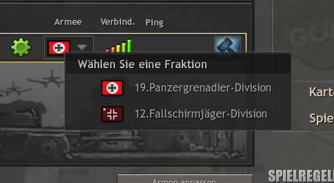 Screenshots of Mod german side