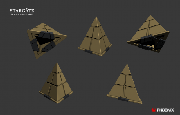 (WIP) New Ha'tak model - Pyramid modeled
