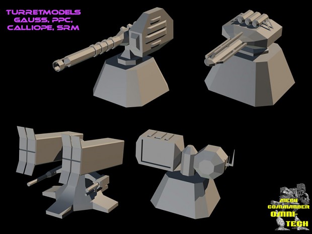 Add. Turret emplacements (WIP)