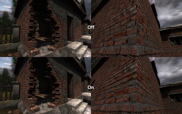 Parallax Occlusion Mapping Comparison image STALKER