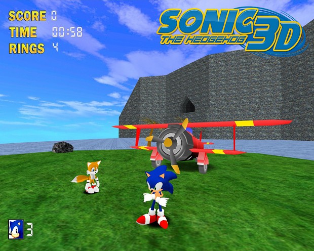 Sonic the Hedgehog 3D screenshots.