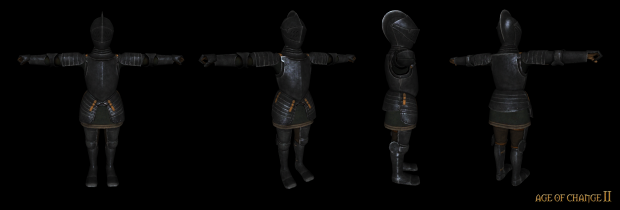 Black armor set