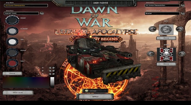 3D Modelled Titans Lined-Up image - Ultimate Apocalypse Mod (DOW SS) for  Dawn of War - ModDB