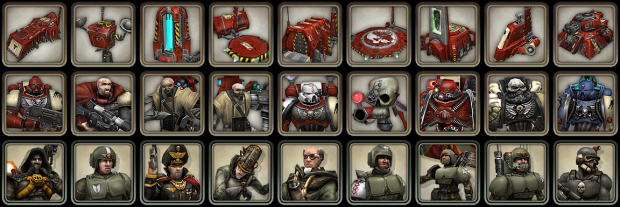 HD Space Marine & Guard Icons