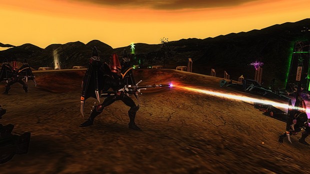 Scourge heat lance in action!