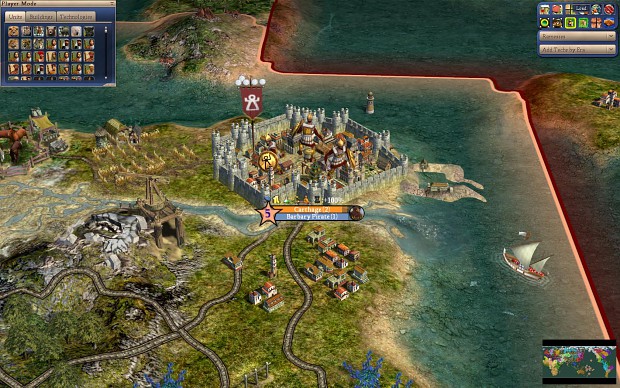 World Map scenario screenshot, Carthage