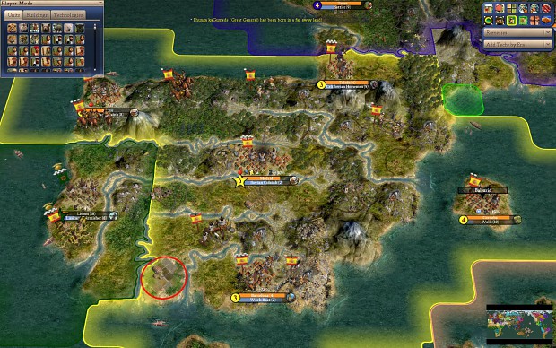 World Map scenario screenshot, ancient Iberia