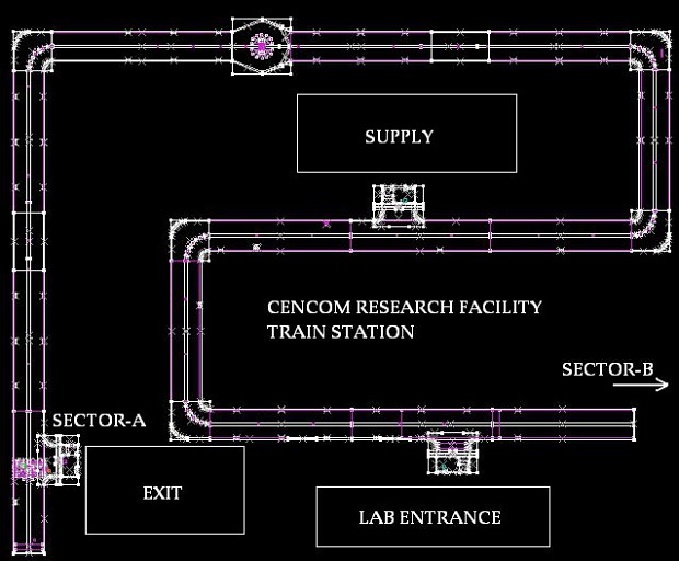 CenCom Research Facility - Trainstation plans