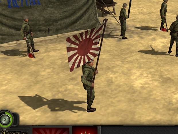 new map and flag man