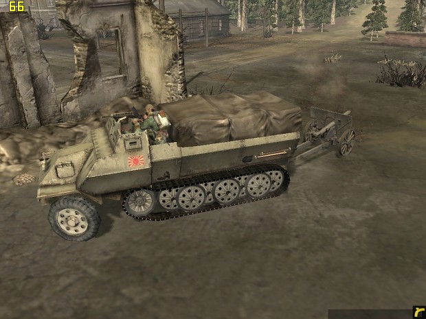 Jap_Halftrack Drag  artillery