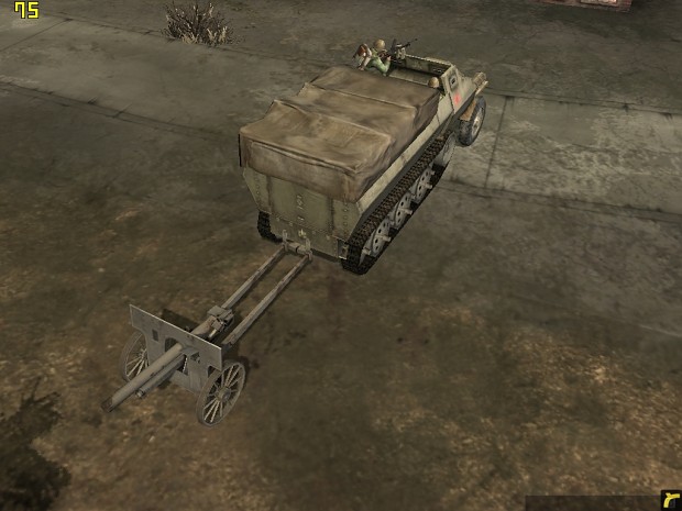 Jap_Halftrack Drag  artillery
