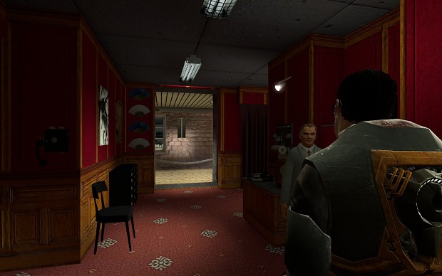 Screenshots of intro cutscene mod