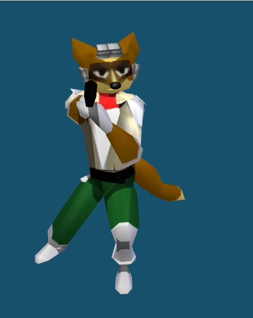 mario kart wii fox mcloud custom character