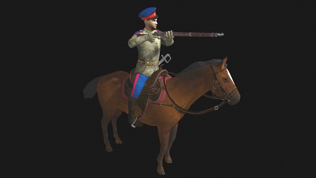 White Don Cossack cavalryman