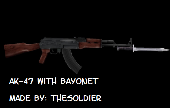 AK-47 bayonet image - Hell In Vietnam mod for Men of War - M