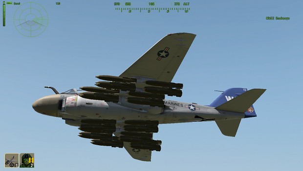 A6-A Intruder with a full load of Snakeyes