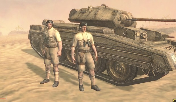 Tank crew, Royal tank regiments, North Africa