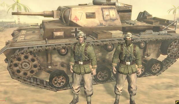 DAK panzer crew