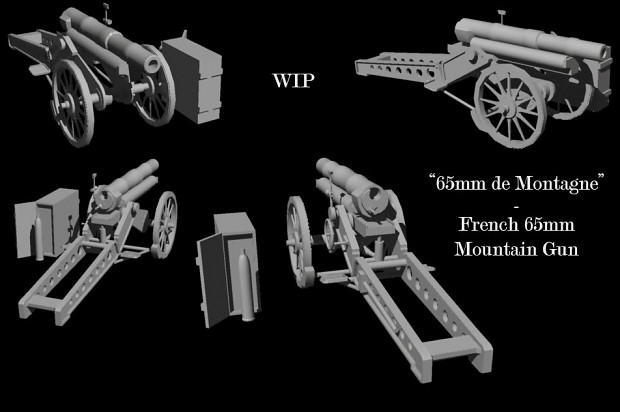 French 65mm de Montagne/65mm Mountain Gun