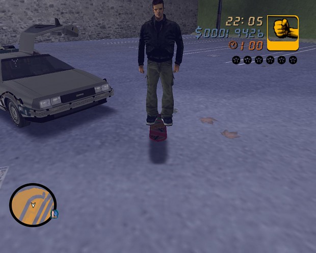 Hoverboard with textures