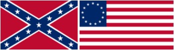 Union and Confederate flag