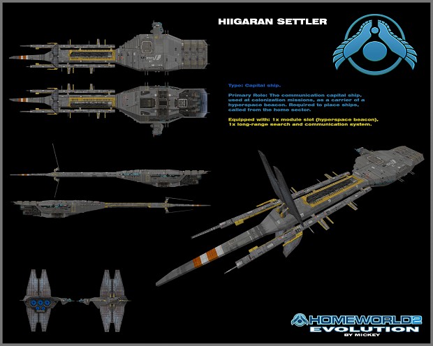 Hiigaran Settler Concept (Communication Ship)