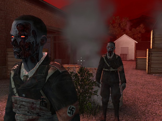 Two zombie models in-game