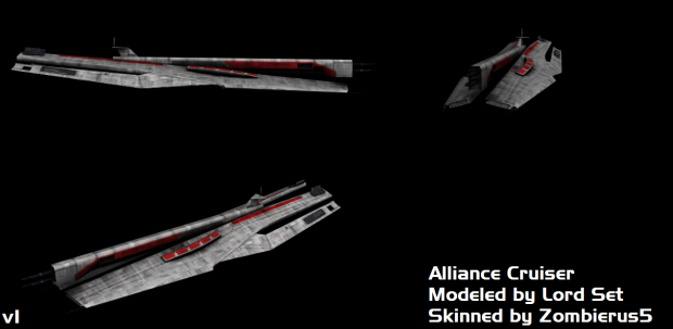 Alliance Cruiser Skinned WIP