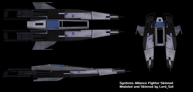 Systems Alliance Fighter Skinned
