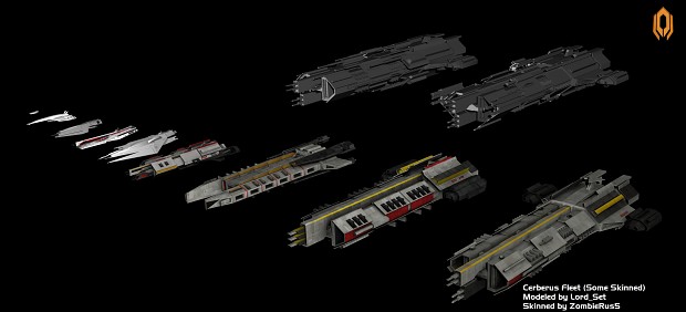 Cerberus Fleet (Some Skinned)