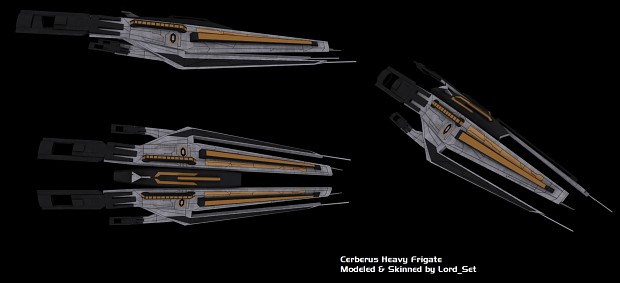Cerberus Heavy Frigate: Skinned