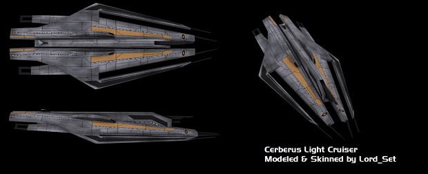 Cerberus Light Cruiser: Skinned