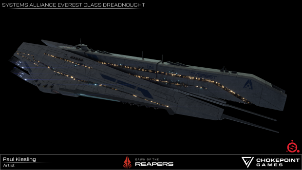 Systems Alliance Everest Class Dreeadnought Remaster v2