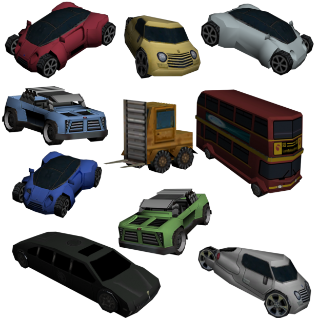 Some cars for Racing maps