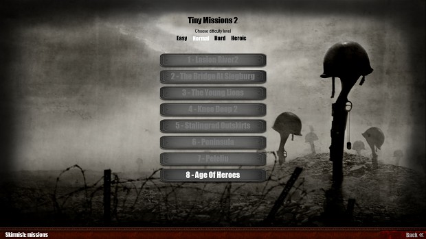 missions so far for the mod